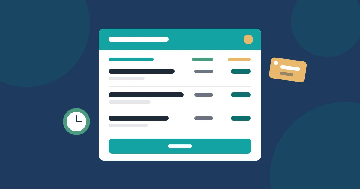 A tidy service menu listing treatment names, durations, and prices